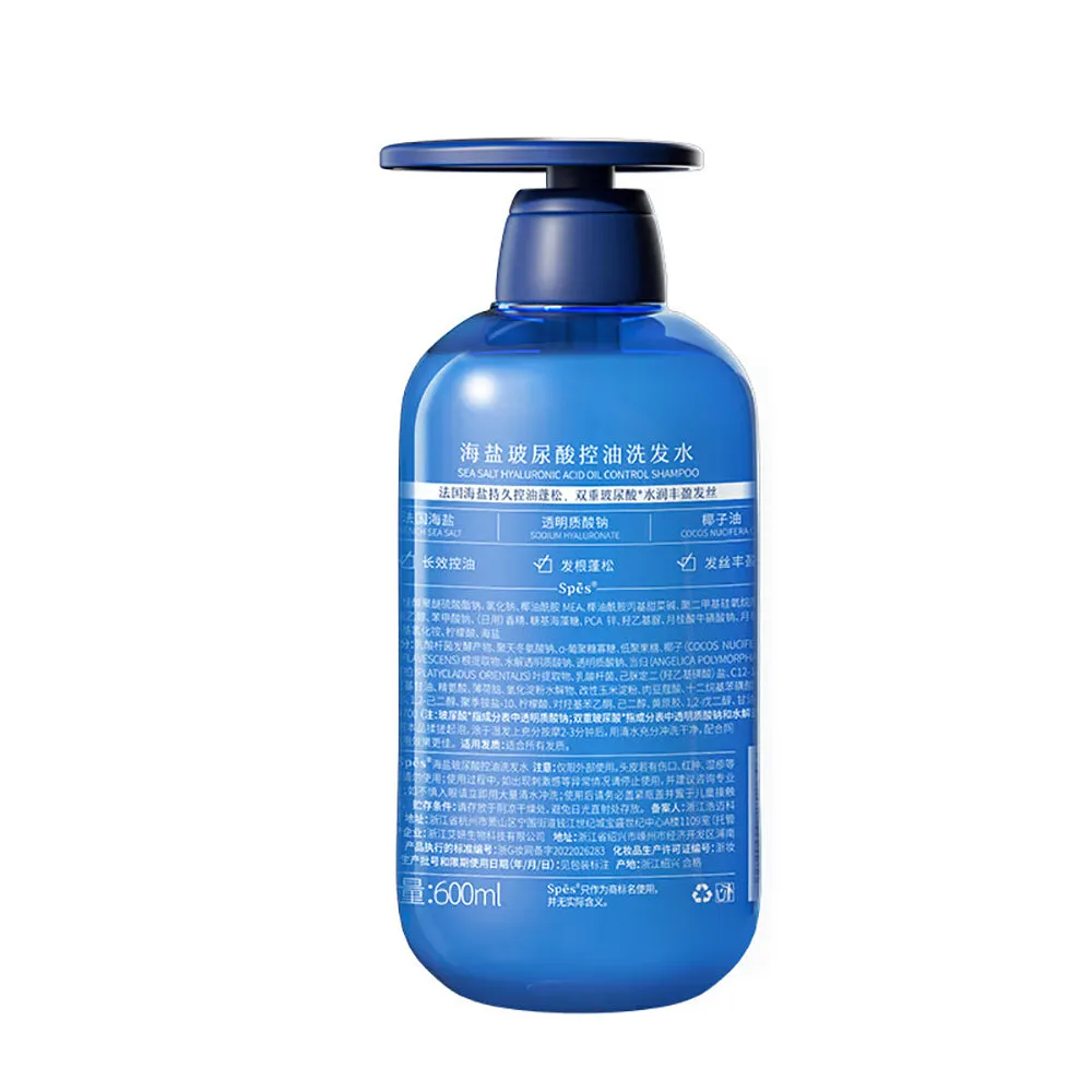 Spes Sea Salt Hyaluronic Acid Oil Control Shampoo - 600ml