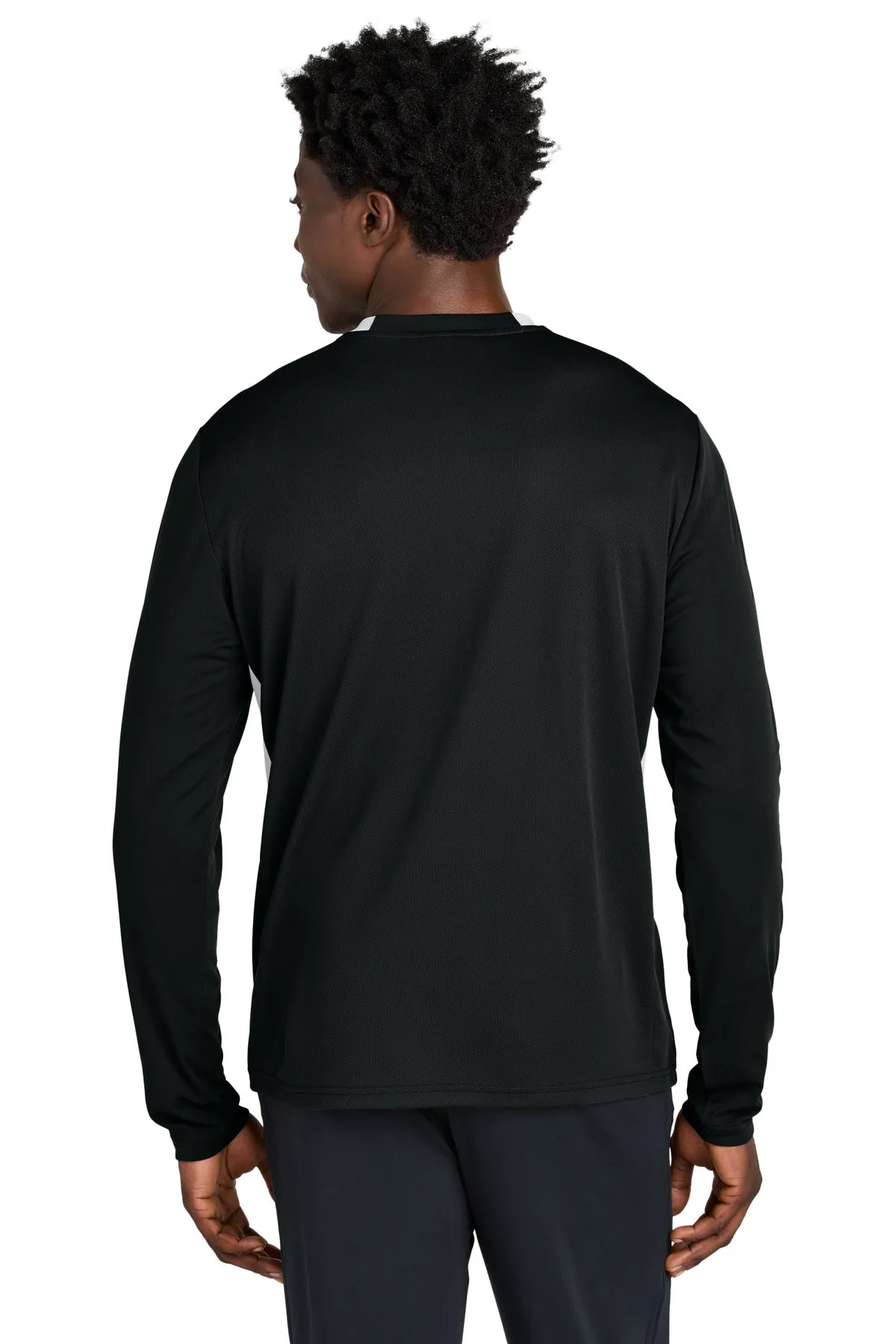 Sport-Tek Club 1/4-Zip Pullover ST443 Black/ White
