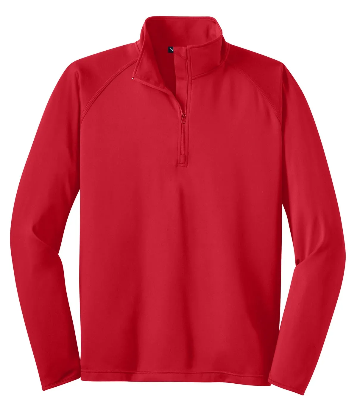 Sport-Tek Tall Sport-Wick Stretch 1/4-Zip Pullover. TST850 True Red Tall