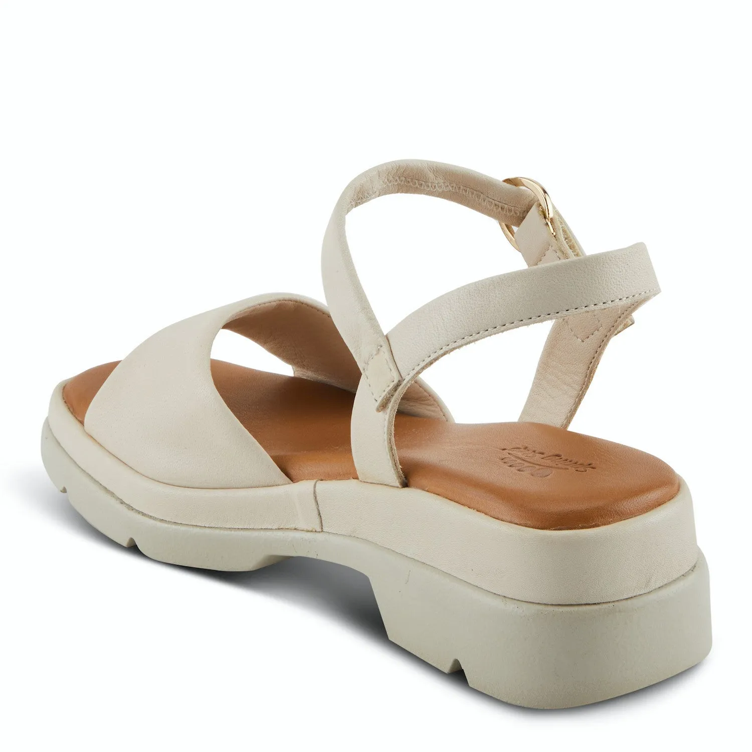 Spring Step Women's Huntington Memory Foam Sandals - Ivory