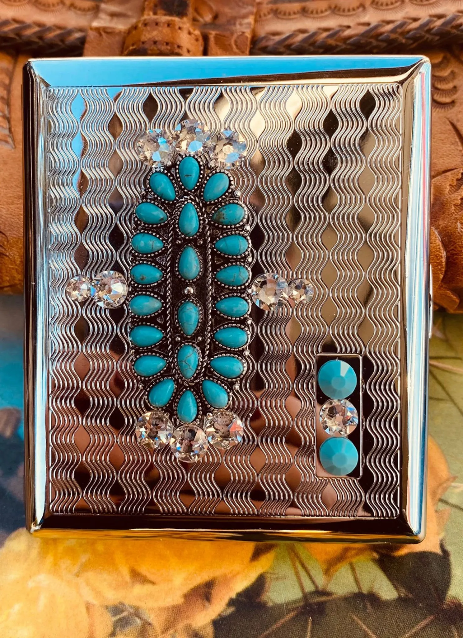 Squash Blossom Metal Case