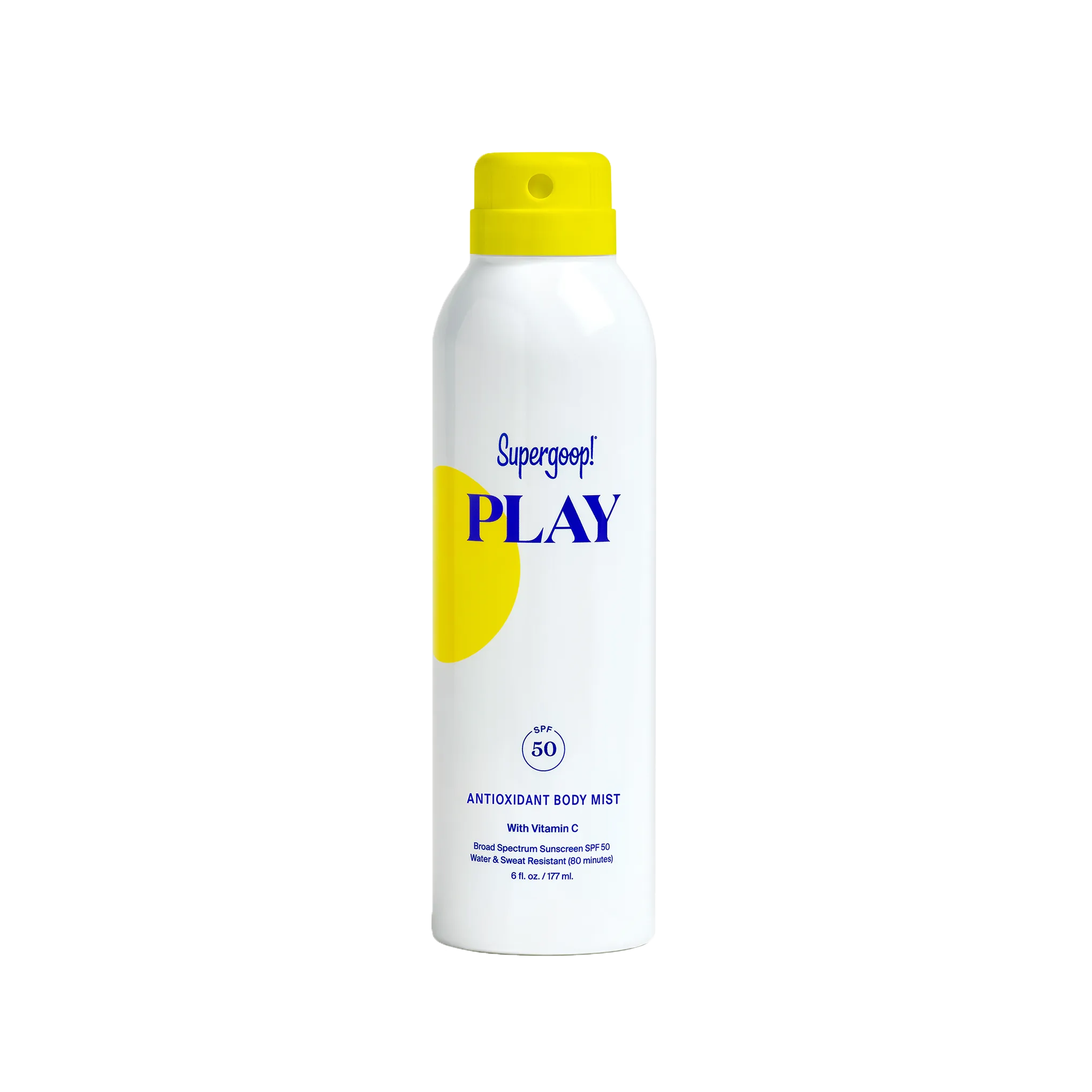 Supergoop! PLAY Antioxidant Body Mist SPF 50 with Vitamin C 6 fl. oz.