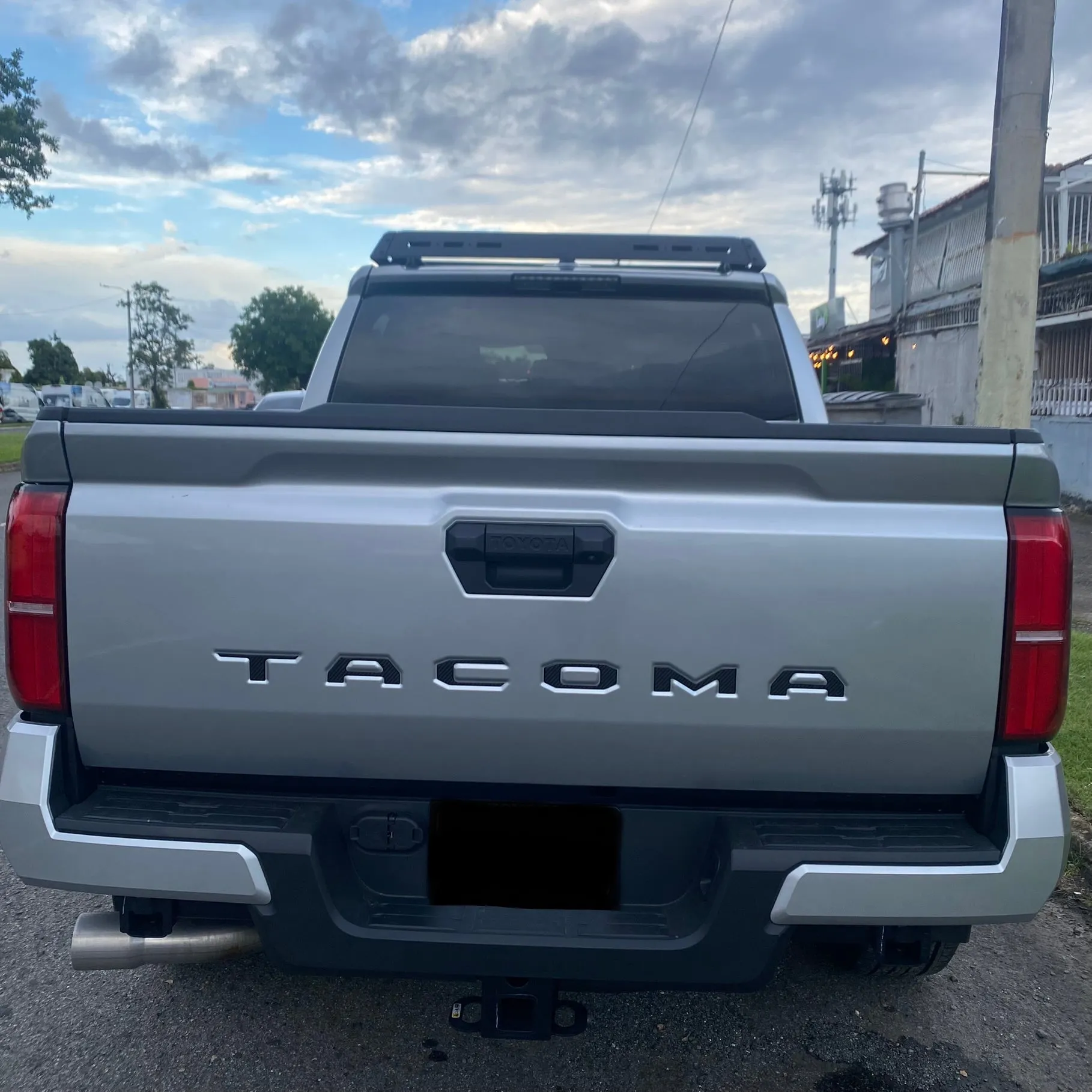 Tacoma 2024 Gel Sticker for Tailgate Insert Letters