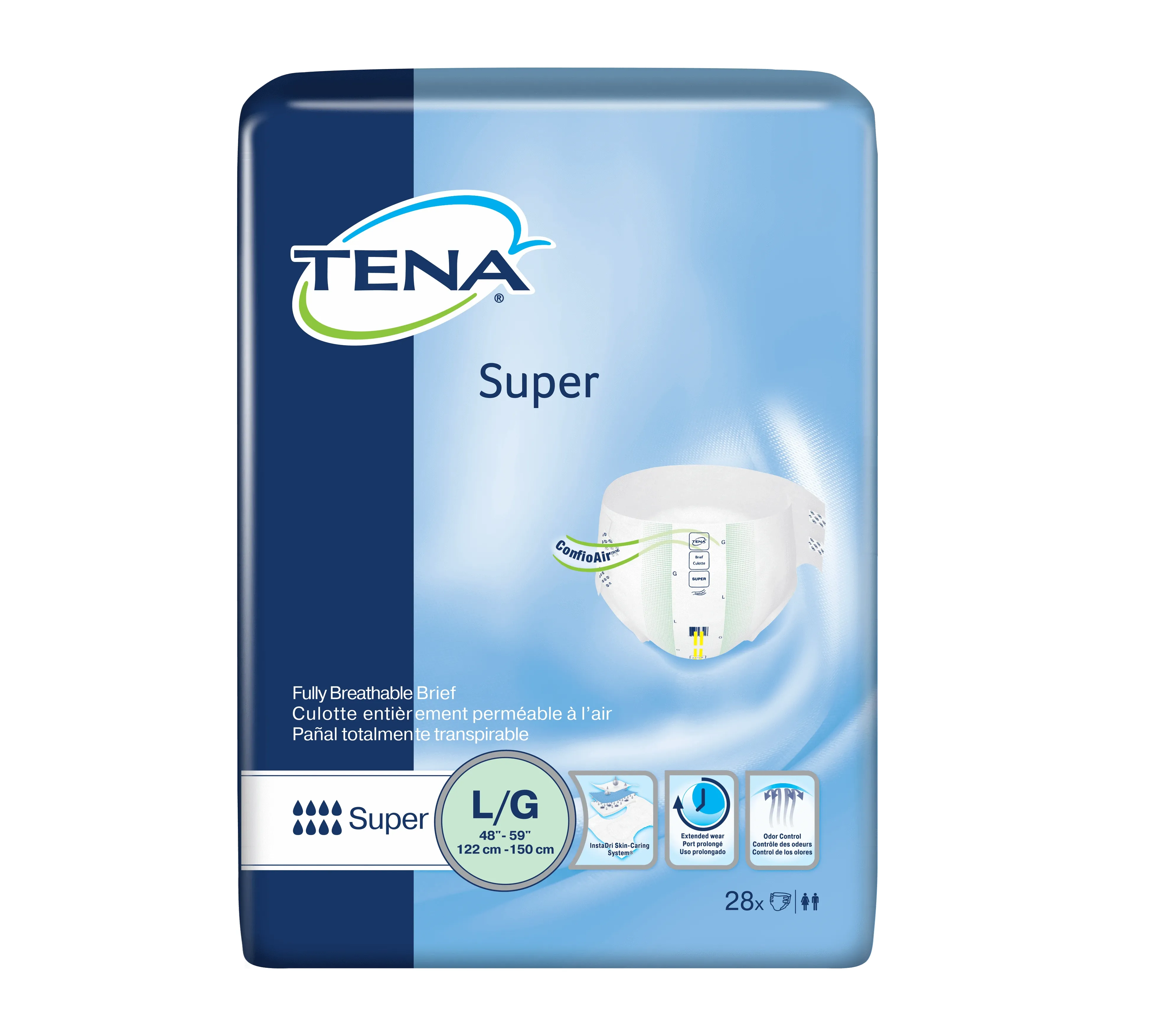 Tena Super Briefs 28 Count