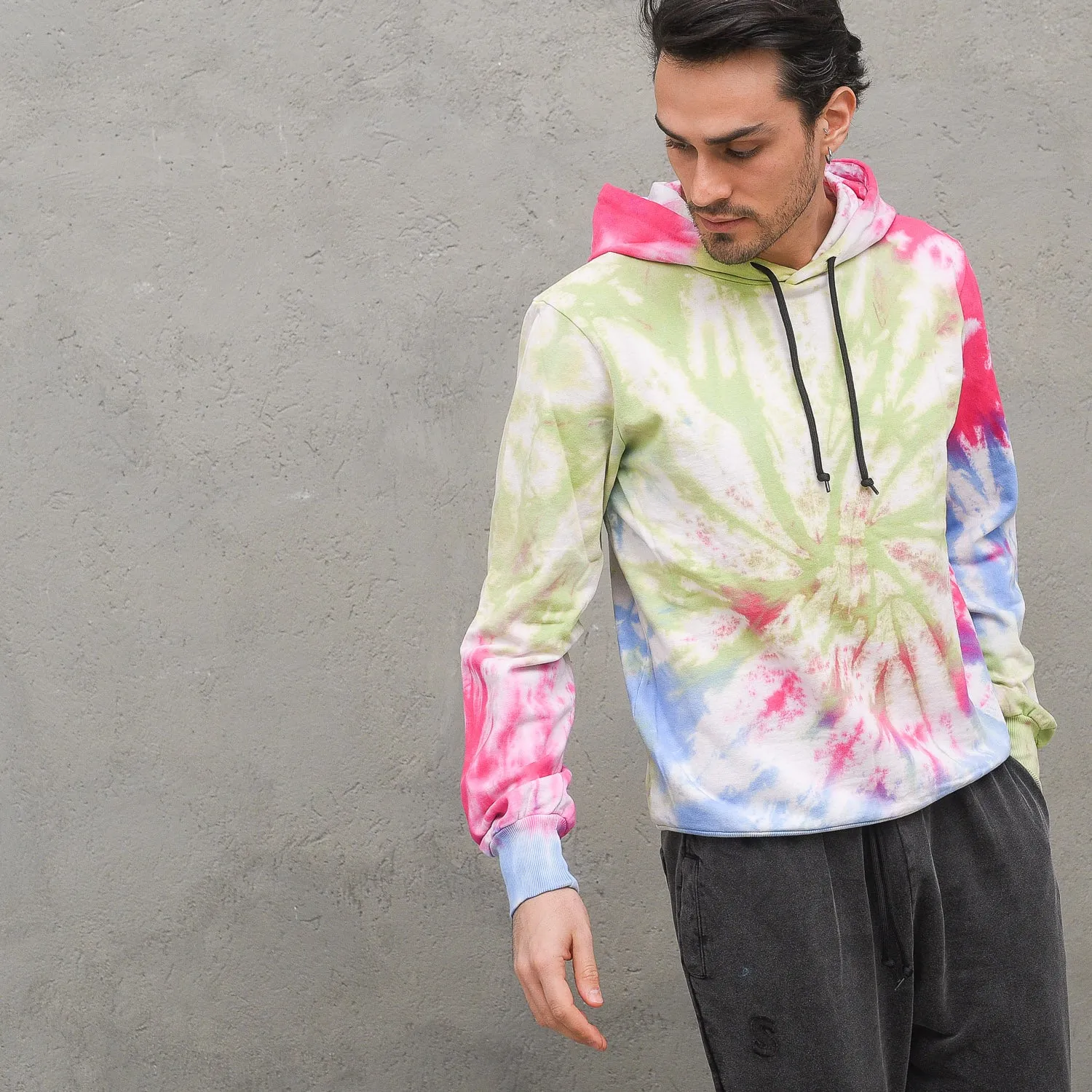Tie Dye Hooded - Shock