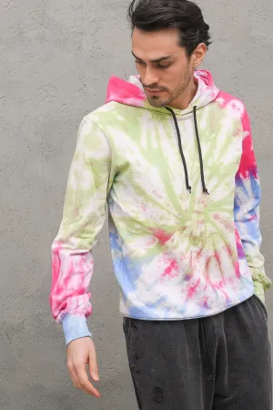 Tie Dye Hooded - Shock