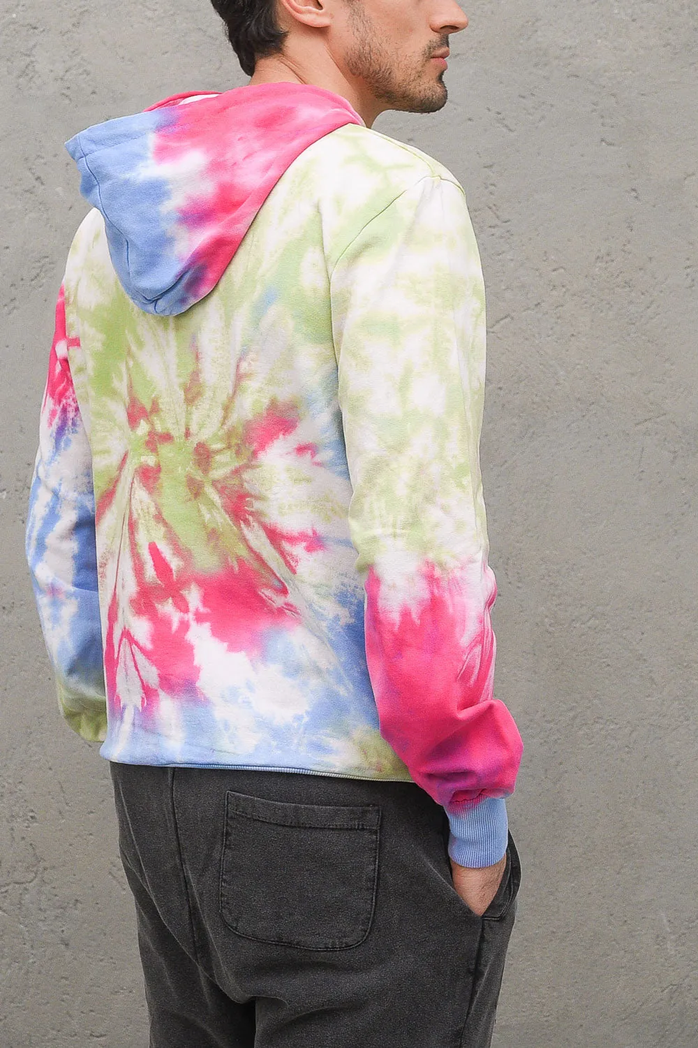 Tie Dye Hooded - Shock