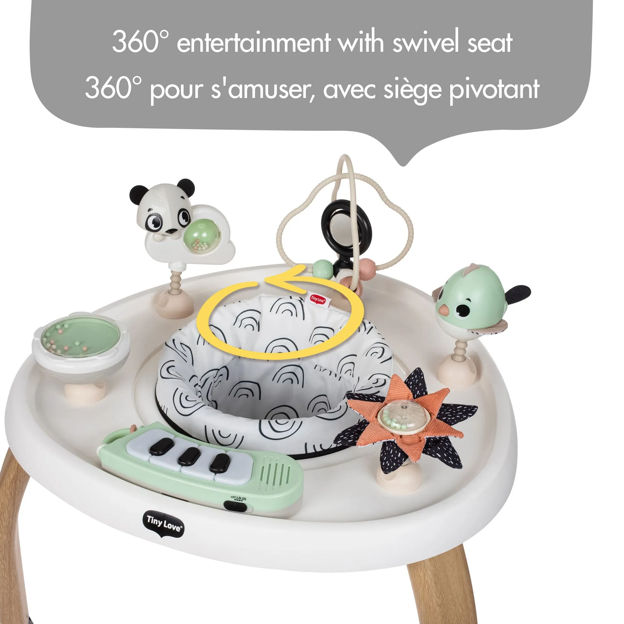 Tiny Love  5-in-1 Here I Grow Activity Center - Black & White