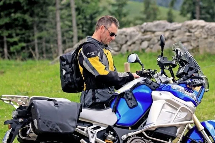 Touratech MOTO waterdichte tanktas met magneet montage