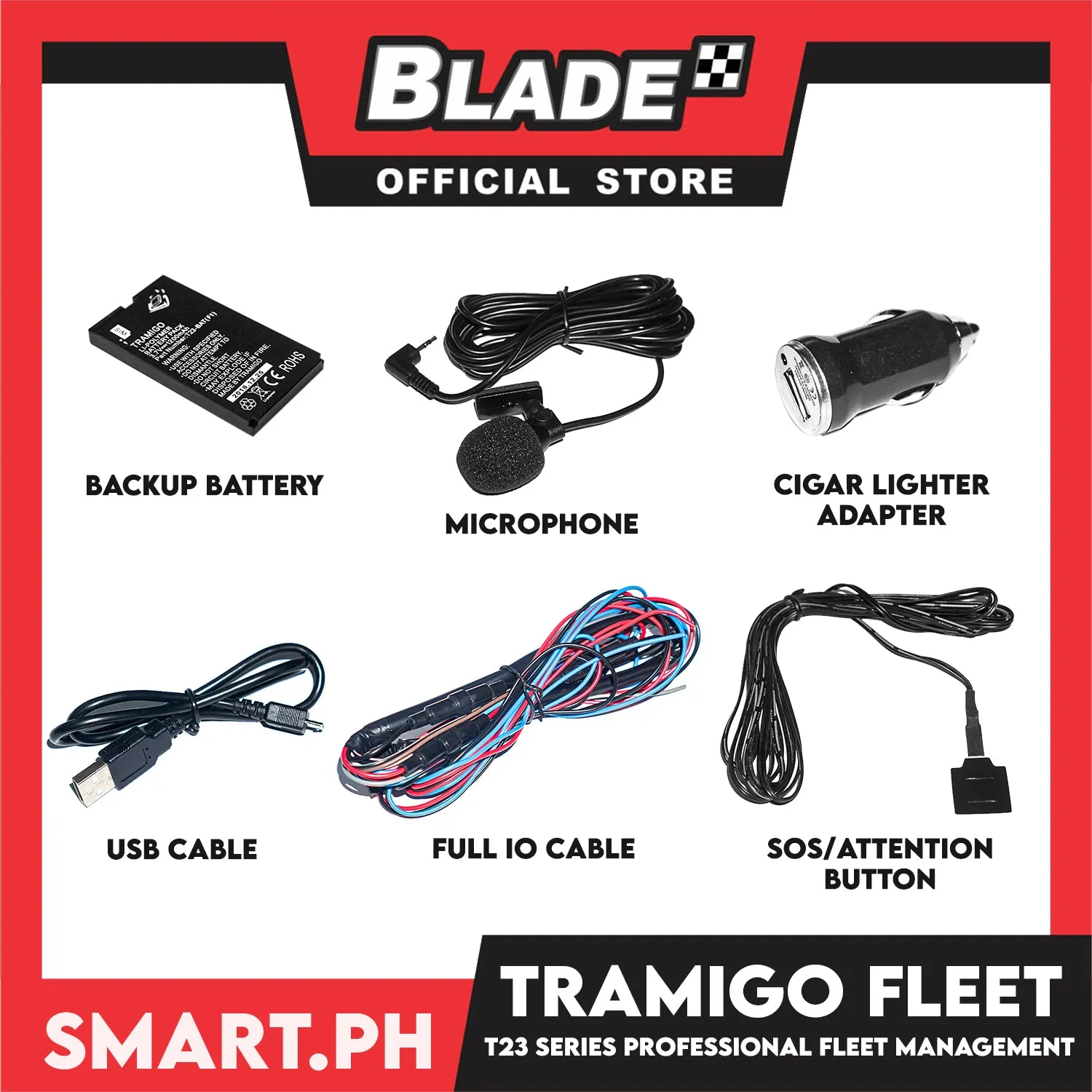 Tramigo Tracking T23 Series Tramigo Professional Fleet Management (Black) SMS, GPRS Vehicle Fleet Security and Tracking