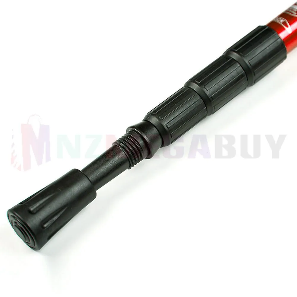 TREKKING POLES WALKING HIKING POLES 2 PCS - Red