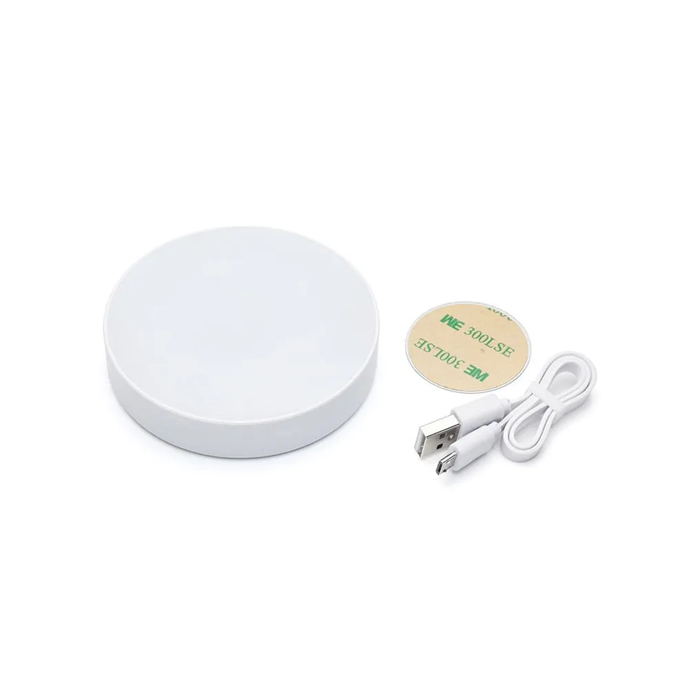 USB Rechargeable Wall Lamp 6 LEDs Wireless PIR Motion Sensor Night Light