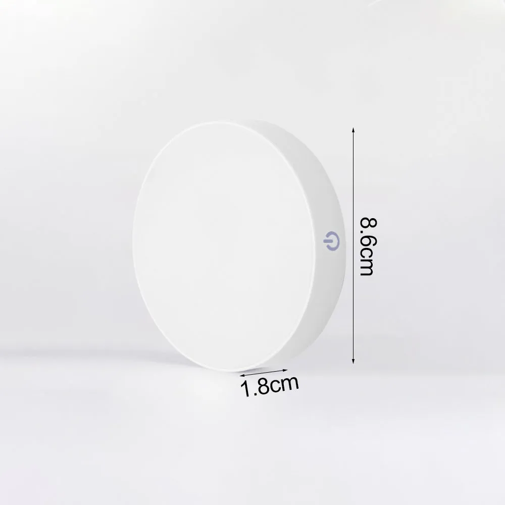 USB Rechargeable Wall Lamp 6 LEDs Wireless PIR Motion Sensor Night Light