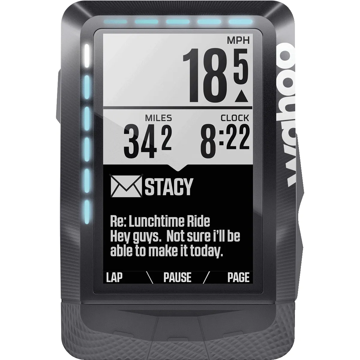 Wahoo cyclomètre avec GPS Elemnt