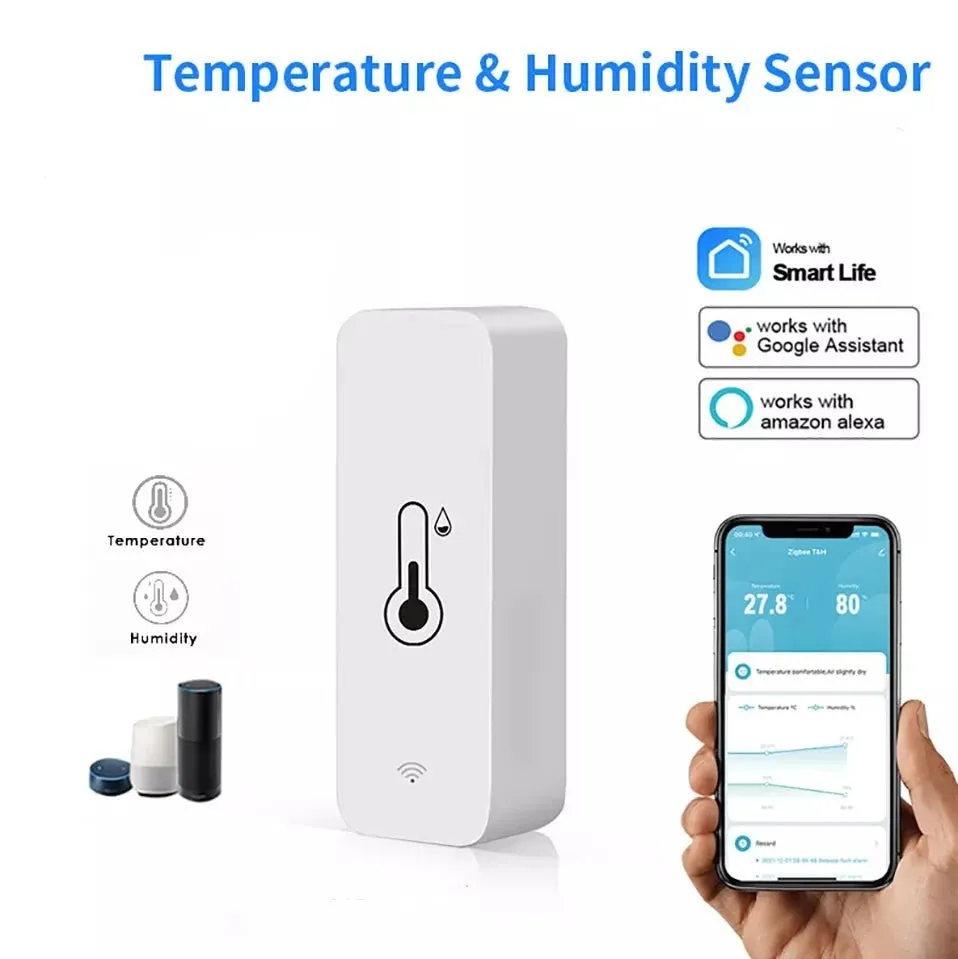 WiFi Smart Home Temperature Humidity Sensor