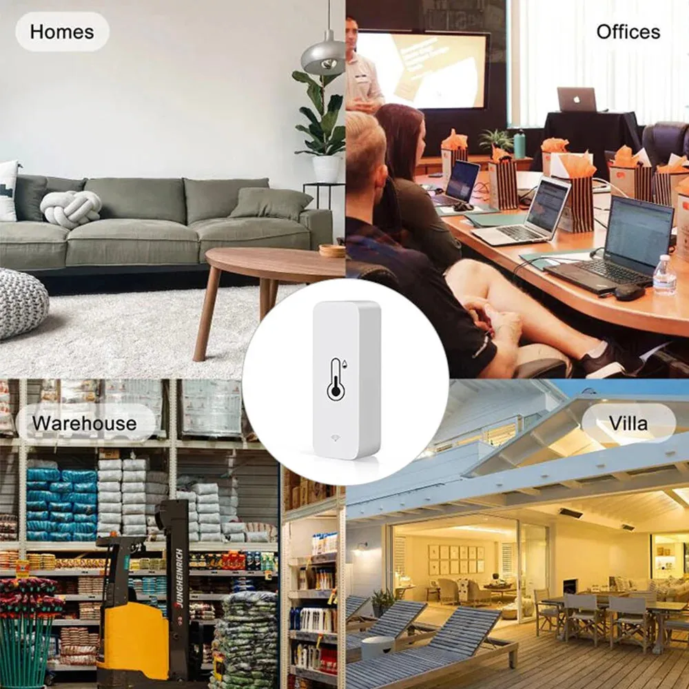 WiFi Smart Home Temperature Humidity Sensor
