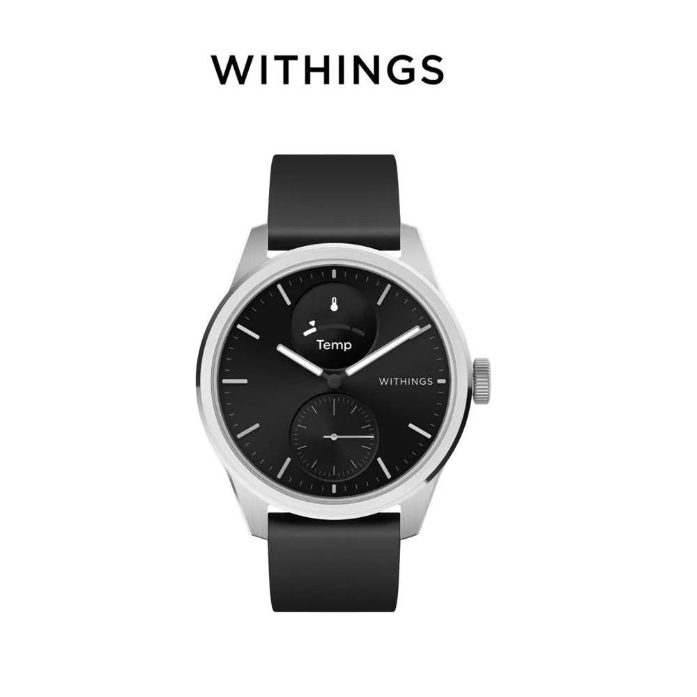 Withings HWA10, All-Int ScanWatch 2 Black 42mm