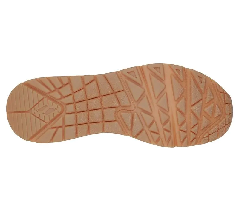 Women's Wide Fit Skechers Uno 155196 Shimmer Away Sneakers
