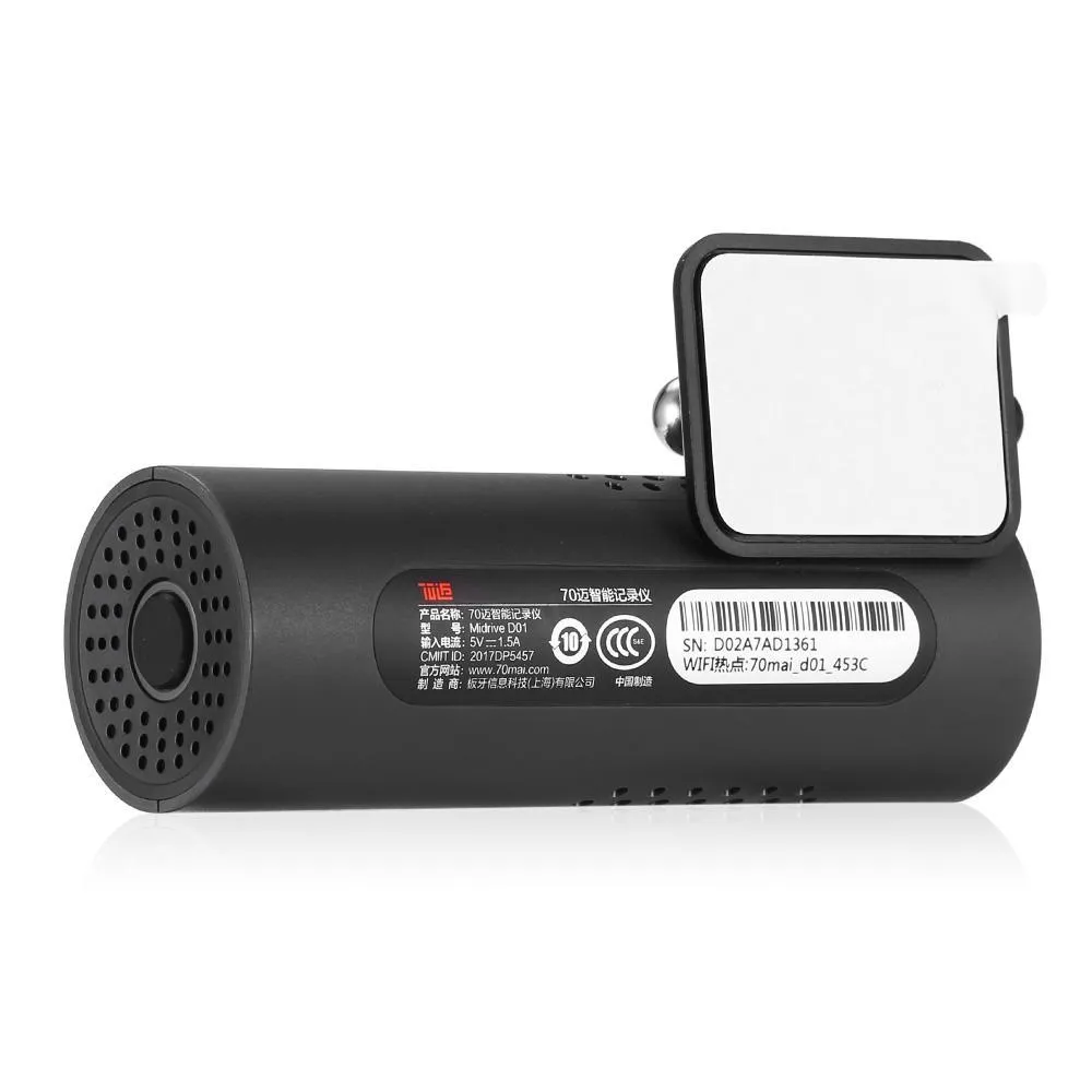 Xiaomi 70mai Smart WiFi DVR 1080P Dash Cam (English Version)