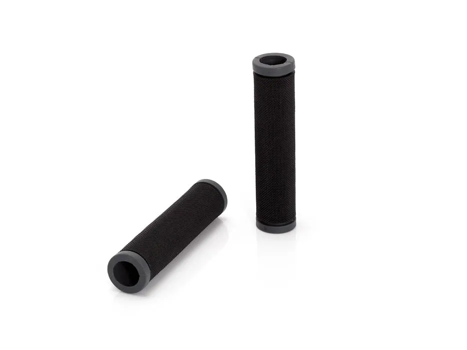 XLC Grips Kraton and Gel W/Plug - Black/Grey