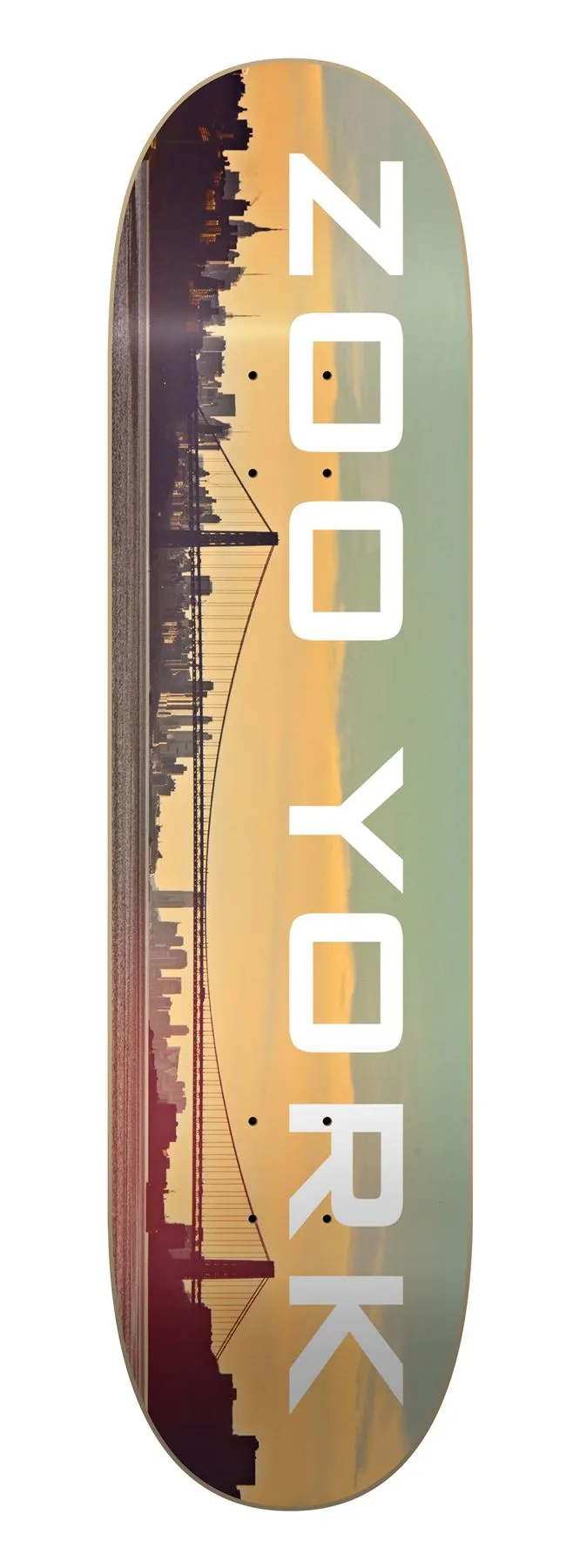 Zoo York OG Bridge Skateboard Deck Multi 8.25"